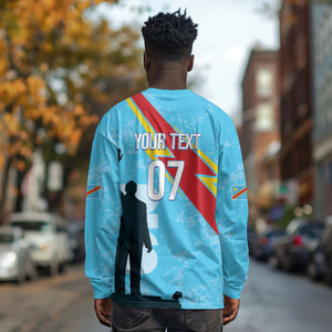 DR Congo WC2026 Custom Long Sleeve Shirt Lumumba Eva Inspired