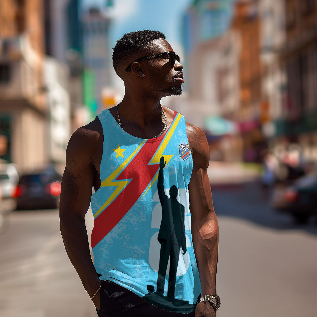 DR Congo WC2026 Custom Men Tank Top Lumumba Eva Inspired