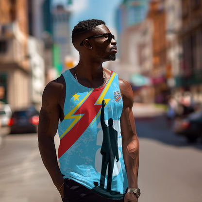 DR Congo WC2026 Custom Men Tank Top Lumumba Eva Inspired