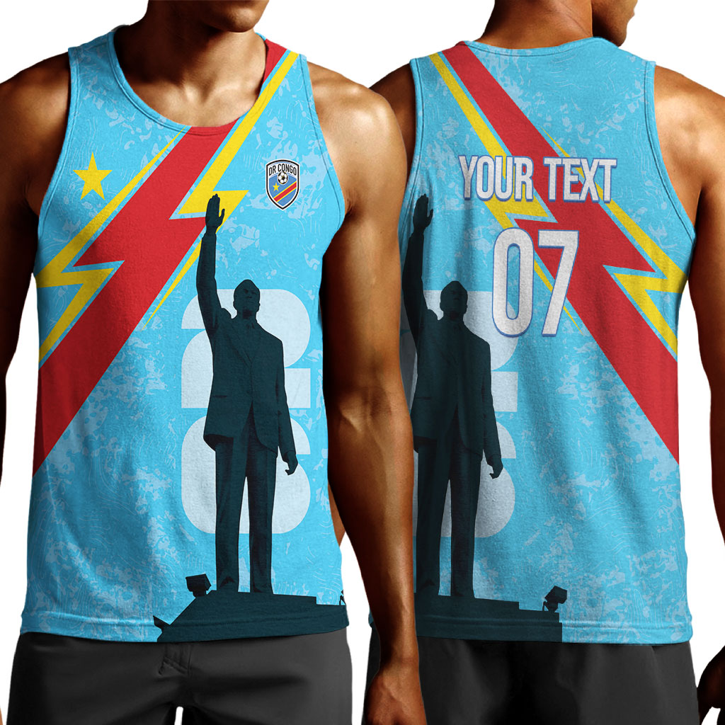 DR Congo WC2026 Custom Men Tank Top Lumumba Eva Inspired