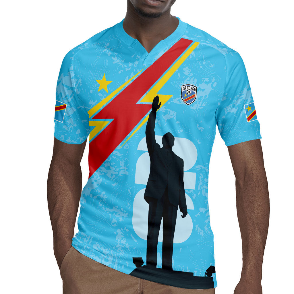 DR Congo WC2026 Custom Rugby Jersey Lumumba Eva Inspired