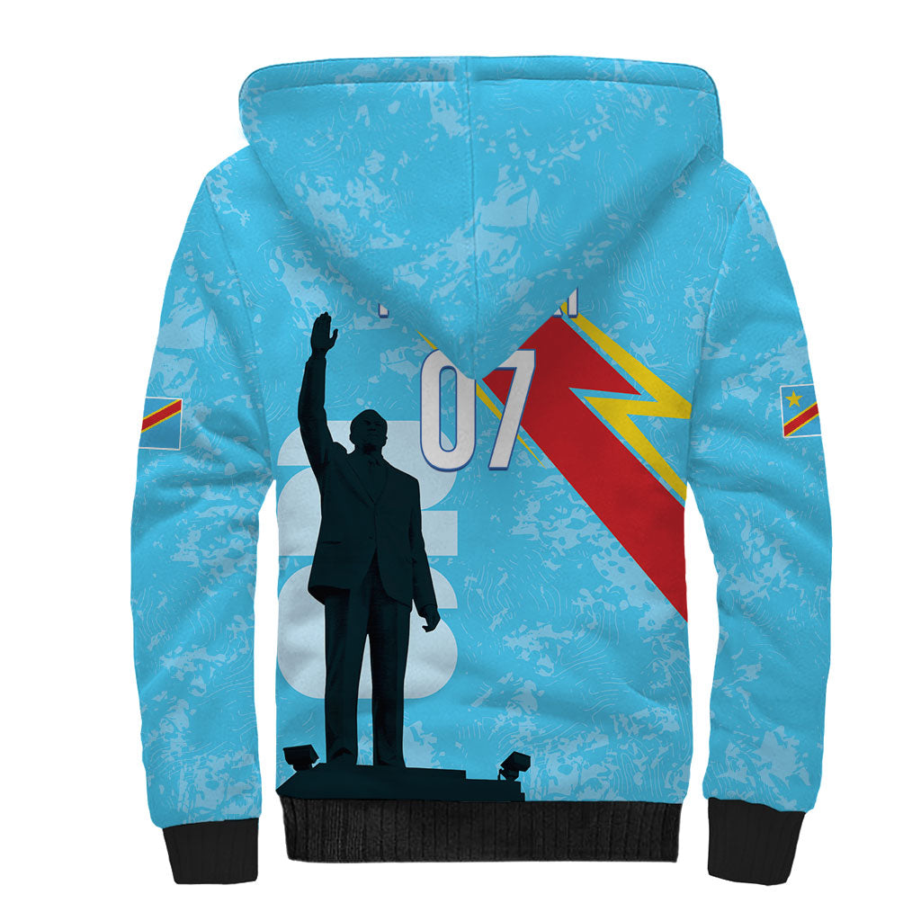 DR Congo WC2026 Custom Sherpa Hoodie Lumumba Eva Inspired