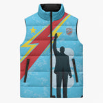 DR Congo WC2026 Custom Sleeveless Puffer Jacket Lumumba Eva Inspired