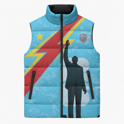 DR Congo WC2026 Custom Sleeveless Puffer Jacket Lumumba Eva Inspired