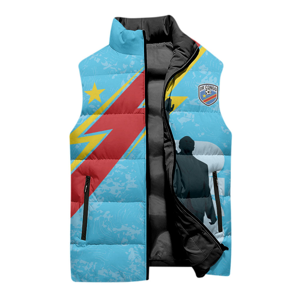 DR Congo WC2026 Custom Sleeveless Puffer Jacket Lumumba Eva Inspired