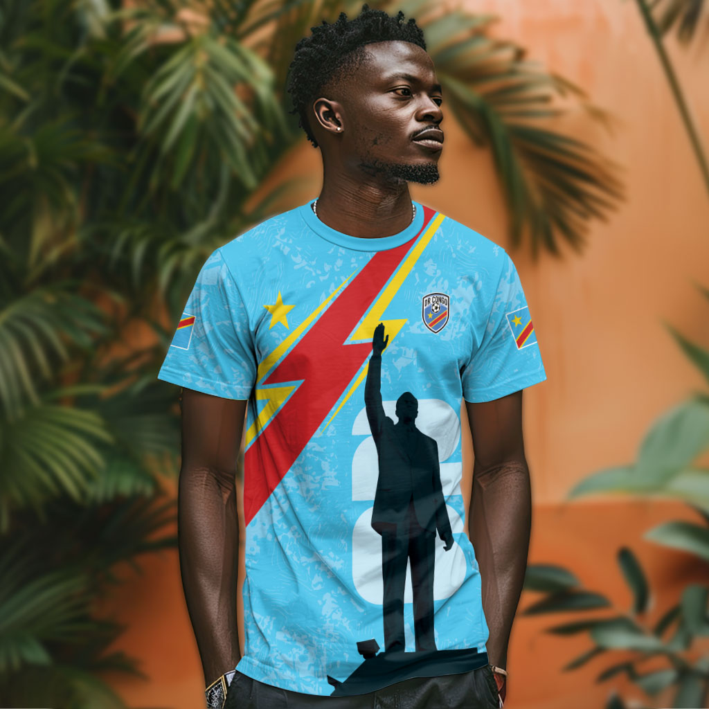 DR Congo WC2026 Custom T shirt Lumumba Eva Inspired