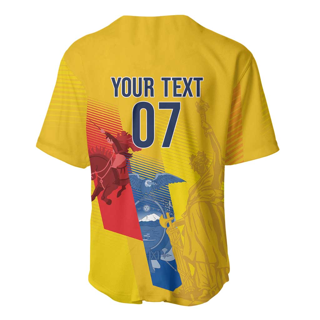 Ecuador Football Custom WC2026 Baseball Jersey Historical Symbols - African Pride