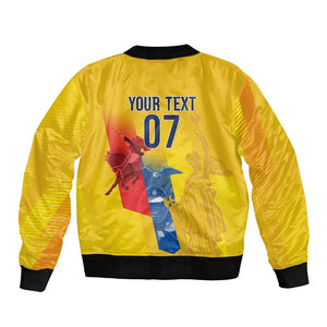 Ecuador Football Custom WC2026 Bomber Jacket Historical Symbols - African Pride