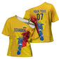 Ecuador Football Custom WC2026 Cross Shoulder Shirt Historical Symbols - African Pride