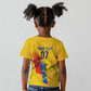 Ecuador Football Custom WC2026 Kid T shirt Historical Symbols - African Pride