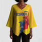 Ecuador Football Custom WC2026 Kimono Sleeve Blouse Historical Symbols - African Pride