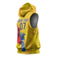 Ecuador Football Custom WC2026 Sleeveless Hoodie Historical Symbols - African Pride