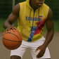 Ecuador Football Custom WC2026 Sleeveless Zip Hoodie Historical Symbols - African Pride