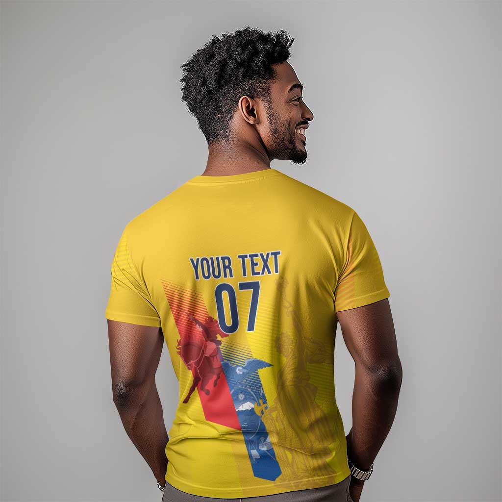 Ecuador Football Custom WC2026 T shirt Historical Symbols - African Pride