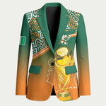 Ivory Coast Football Tribal Patterns Blazer WC2026 - African Pride