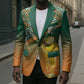 Ivory Coast Football Tribal Patterns Blazer WC2026 - African Pride