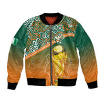 Ivory Coast Football Tribal Patterns Bomber Jacket WC2026 - African Pride