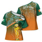 Ivory Coast Football Tribal Patterns Cross Shoulder Shirt WC2026 - African Pride