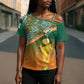 Ivory Coast Football Tribal Patterns Cross Shoulder Shirt WC2026 - African Pride