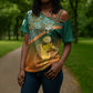 Ivory Coast Football Tribal Patterns Cross Shoulder Shirt WC2026 - African Pride