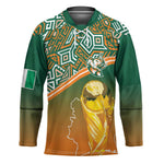 Ivory Coast Football Tribal Patterns Hockey Jersey WC2026 - African Pride