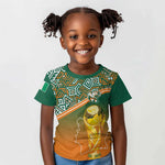 Ivory Coast Football Tribal Patterns Kid T shirt WC2026 - African Pride