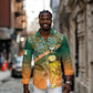 Ivory Coast Football Tribal Patterns Long Sleeve Button Shirt WC2026 - African Pride