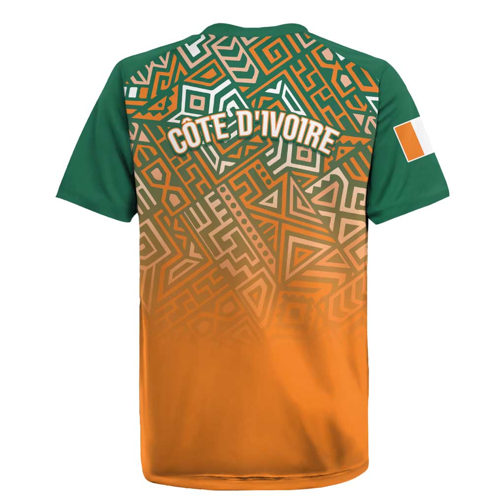 Ivory Coast Football Tribal Patterns Rugby Jersey WC2026 - African Pride