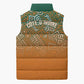 Ivory Coast Football Tribal Patterns Sleeveless Puffer Jacket WC2026 - African Pride