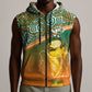 Ivory Coast Football Tribal Patterns Sleeveless Zip Hoodie WC2026 - African Pride