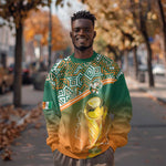 Ivory Coast Football Tribal Patterns Sweatshirt WC2026 - African Pride