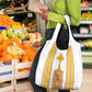 Habesha Motifs Ethiopia Grocery Bag Tilet White Gold