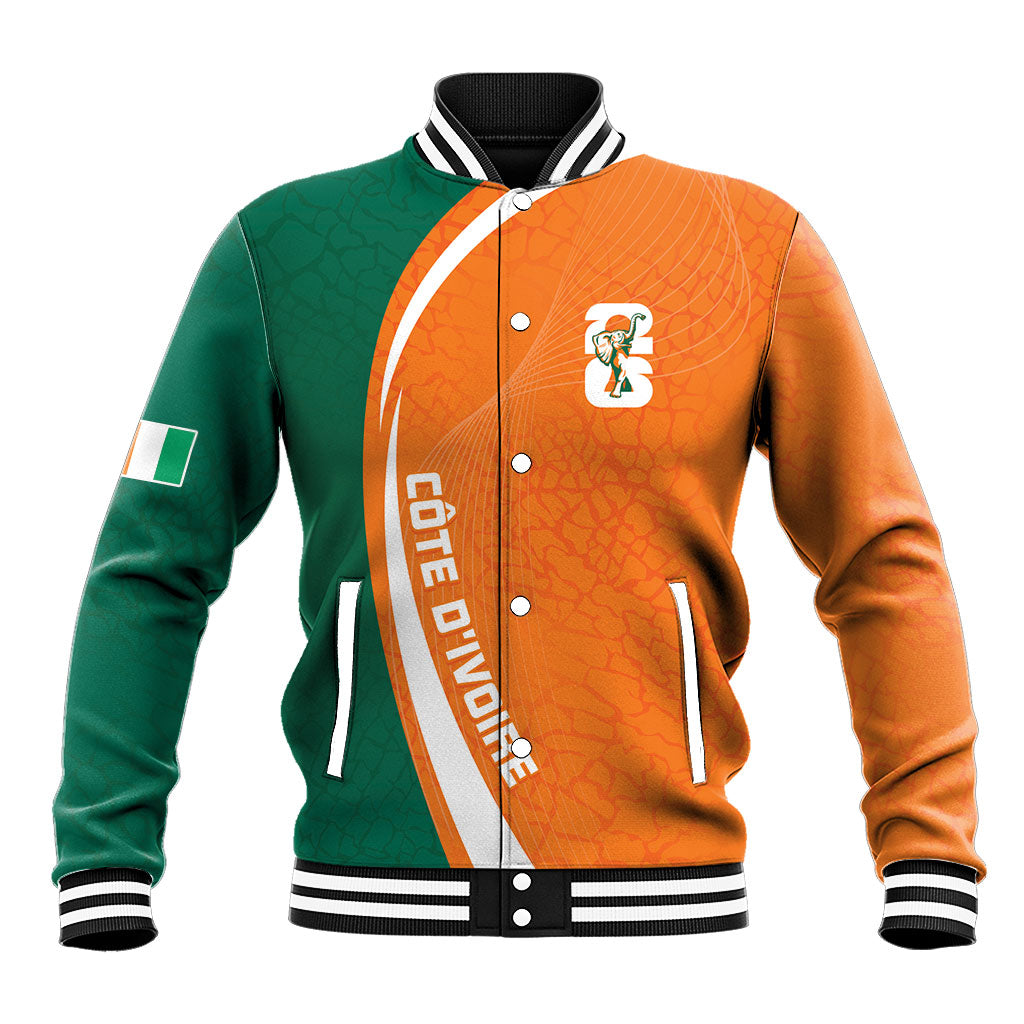 Cote d'Ivoire WC2026 Custom Baseball Jacket Making History - GO Elephants