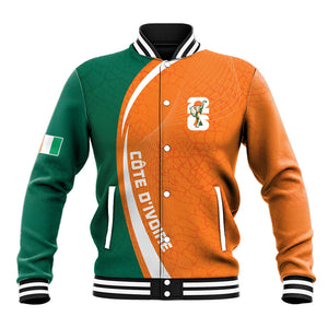 Cote d'Ivoire WC2026 Custom Baseball Jacket Making History - GO Elephants