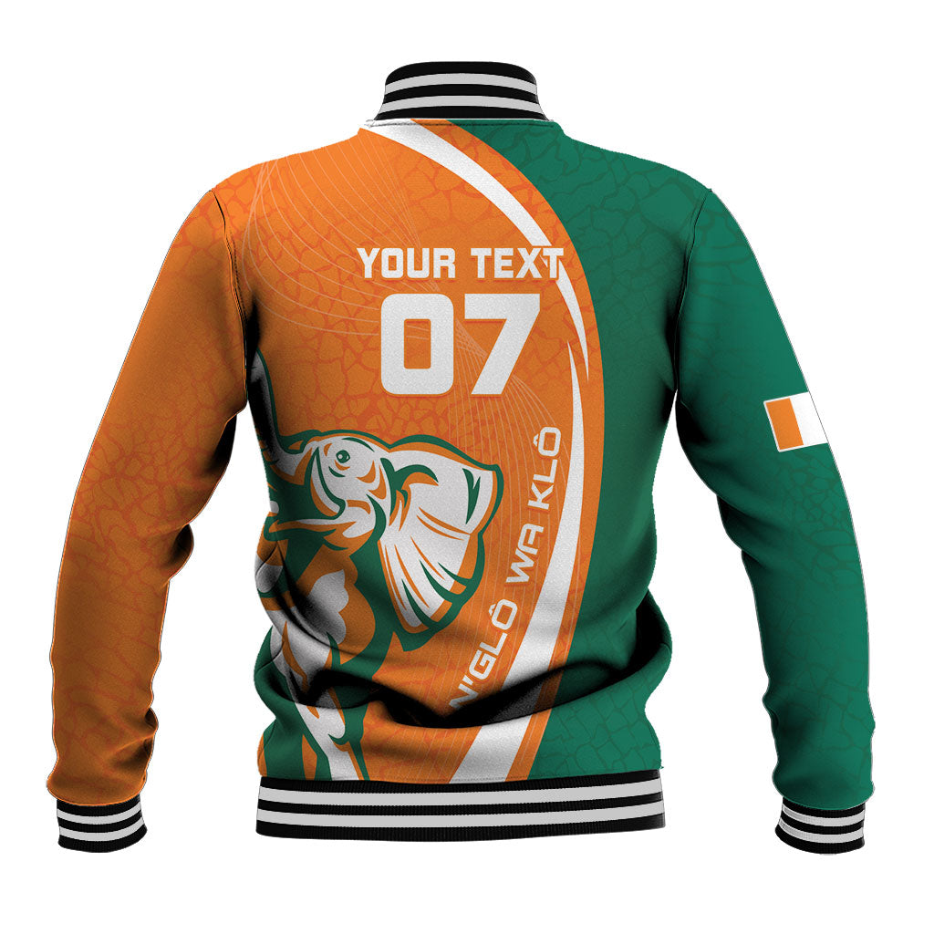 Cote d'Ivoire WC2026 Custom Baseball Jacket Making History - GO Elephants