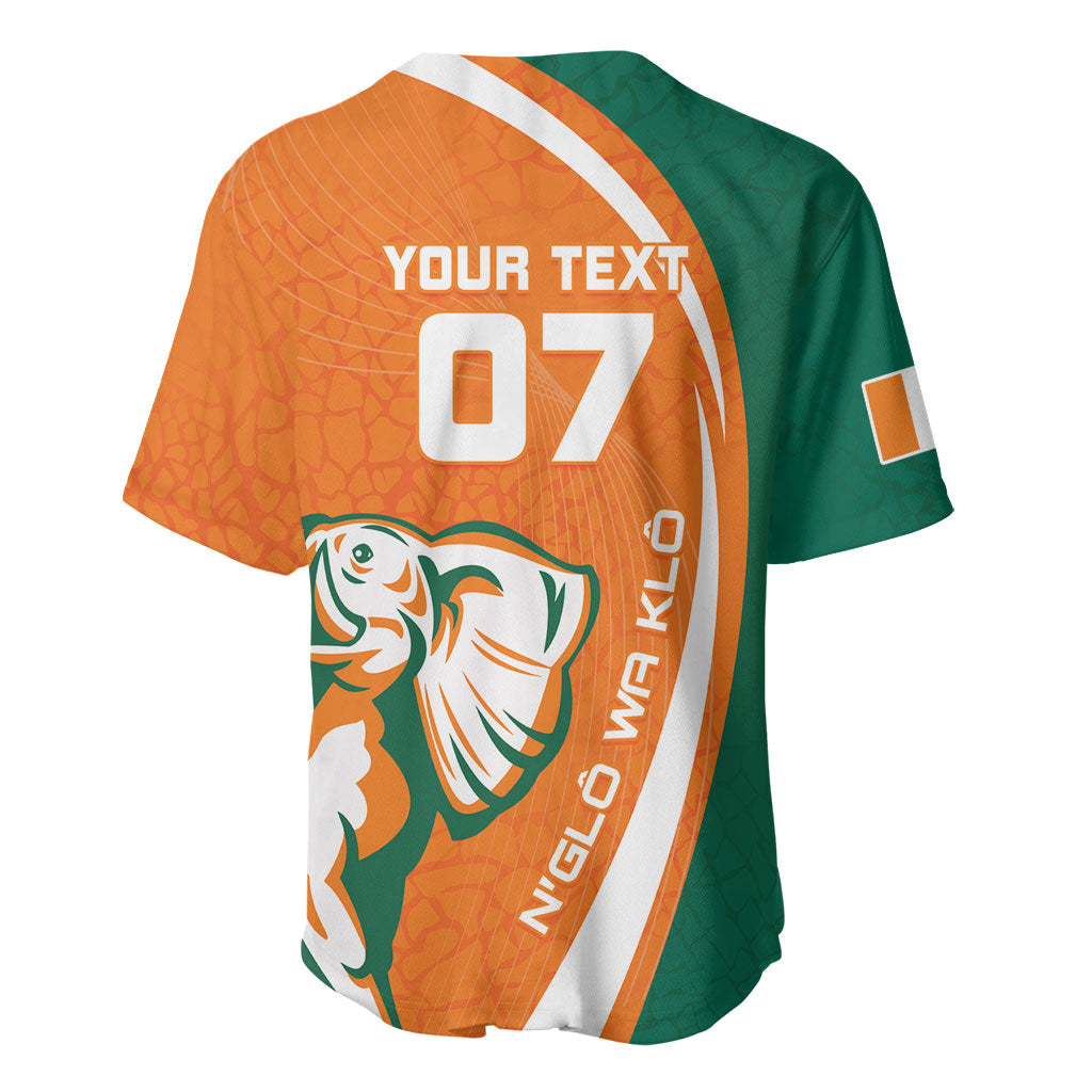 Cote d'Ivoire WC2026 Custom Baseball Jersey Making History - GO Elephants