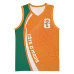 Cote d'Ivoire WC2026 Custom Basketball Jersey Making History - GO Elephants