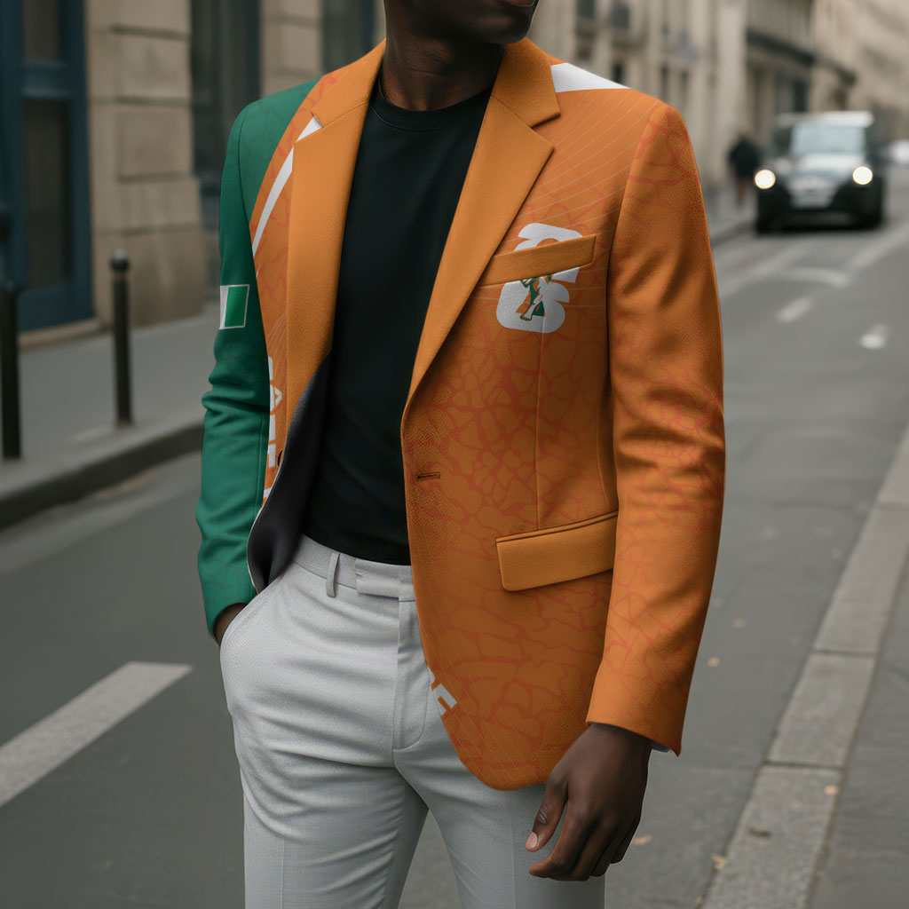 Cote d'Ivoire WC2026 Custom Blazer Making History - GO Elephants