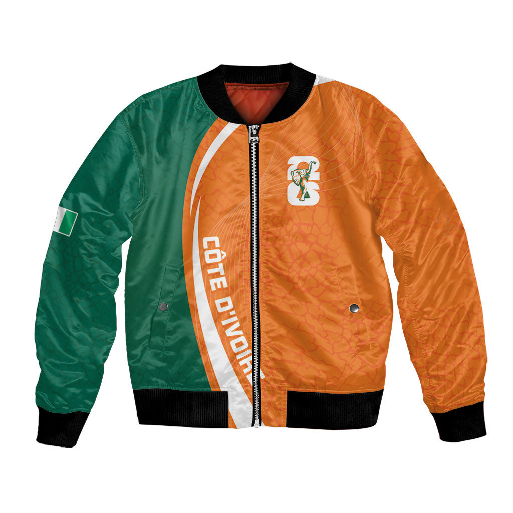 Cote d'Ivoire WC2026 Custom Bomber Jacket Making History - GO Elephants
