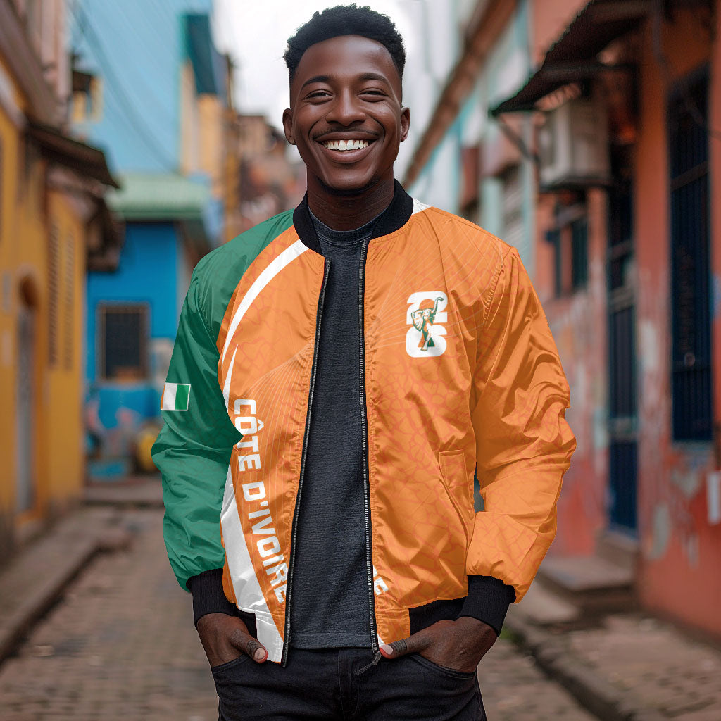 Cote d'Ivoire WC2026 Custom Bomber Jacket Making History - GO Elephants