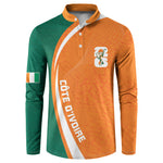 Cote d'Ivoire WC2026 Custom Button Sweatshirt Making History - GO Elephants