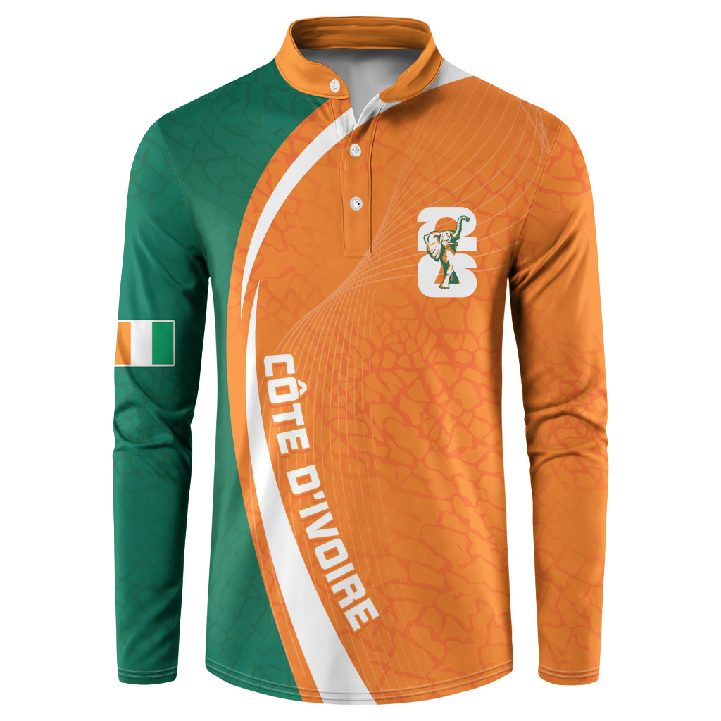 Cote d'Ivoire WC2026 Custom Button Sweatshirt Making History - GO Elephants
