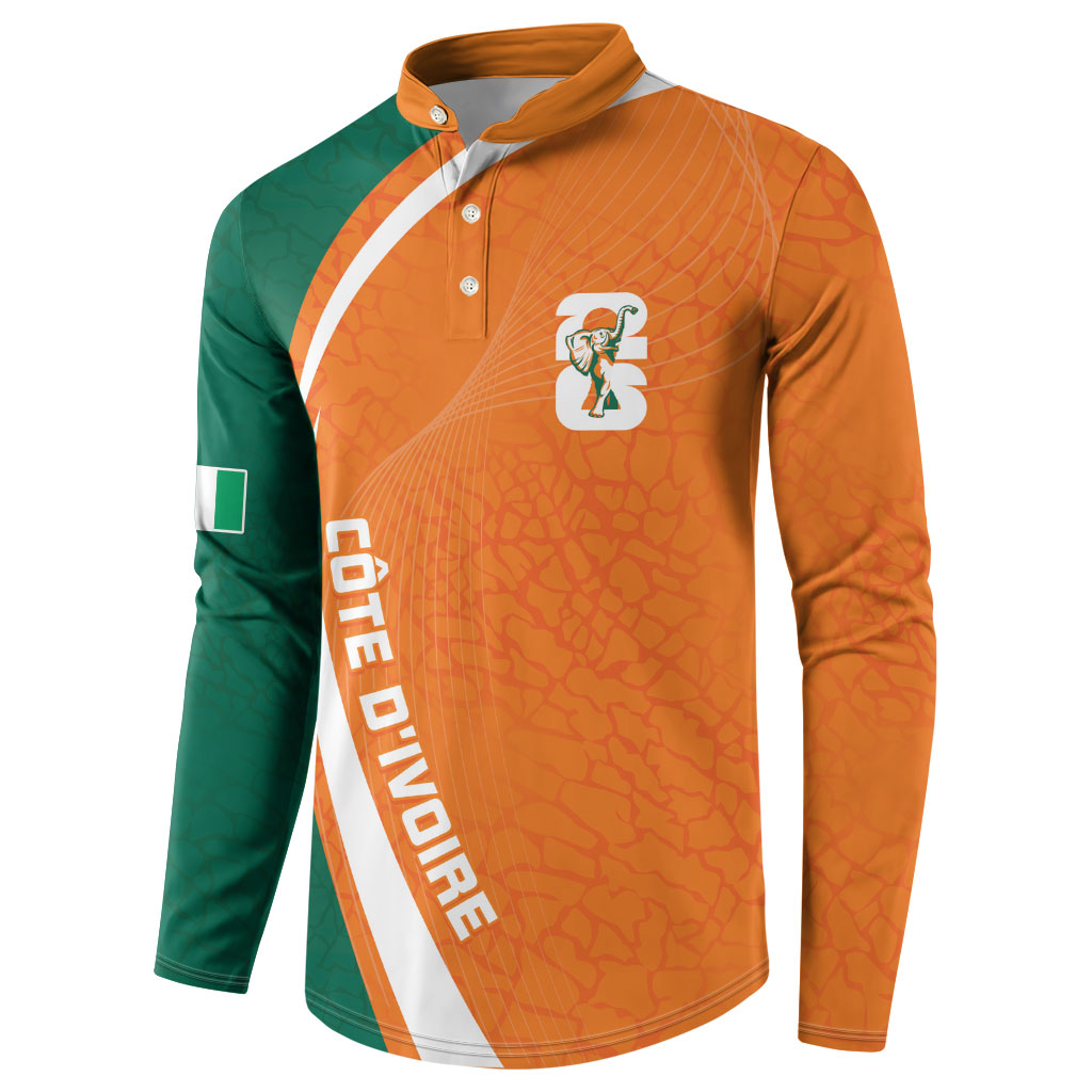 Cote d'Ivoire WC2026 Custom Button Sweatshirt Making History - GO Elephants