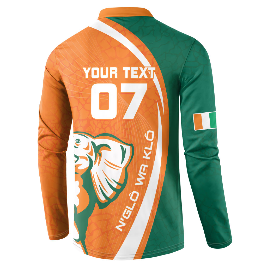 Cote d'Ivoire WC2026 Custom Button Sweatshirt Making History - GO Elephants