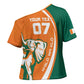 Cote d'Ivoire WC2026 Custom Cross Shoulder Shirt Making History - GO Elephants