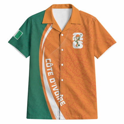 Cote d'Ivoire WC2026 Custom Hawaiian Shirt Making History - GO Elephants