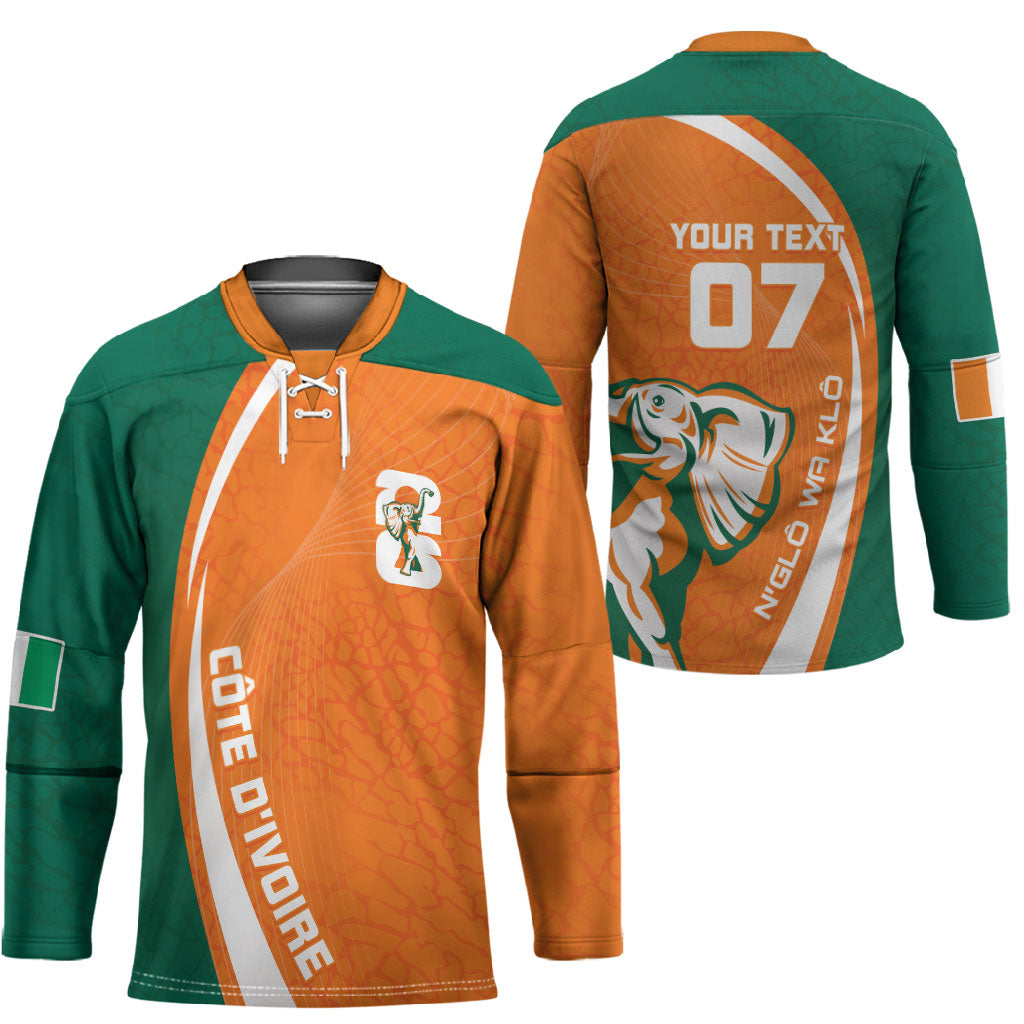 Cote d'Ivoire WC2026 Custom Hockey Jersey Making History - GO Elephants