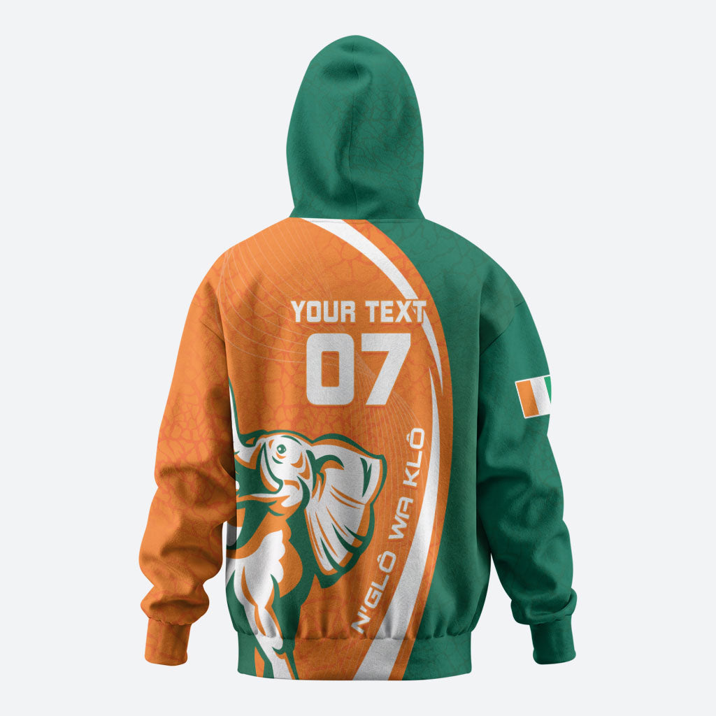 Cote d'Ivoire WC2026 Custom Hoodie Making History - GO Elephants