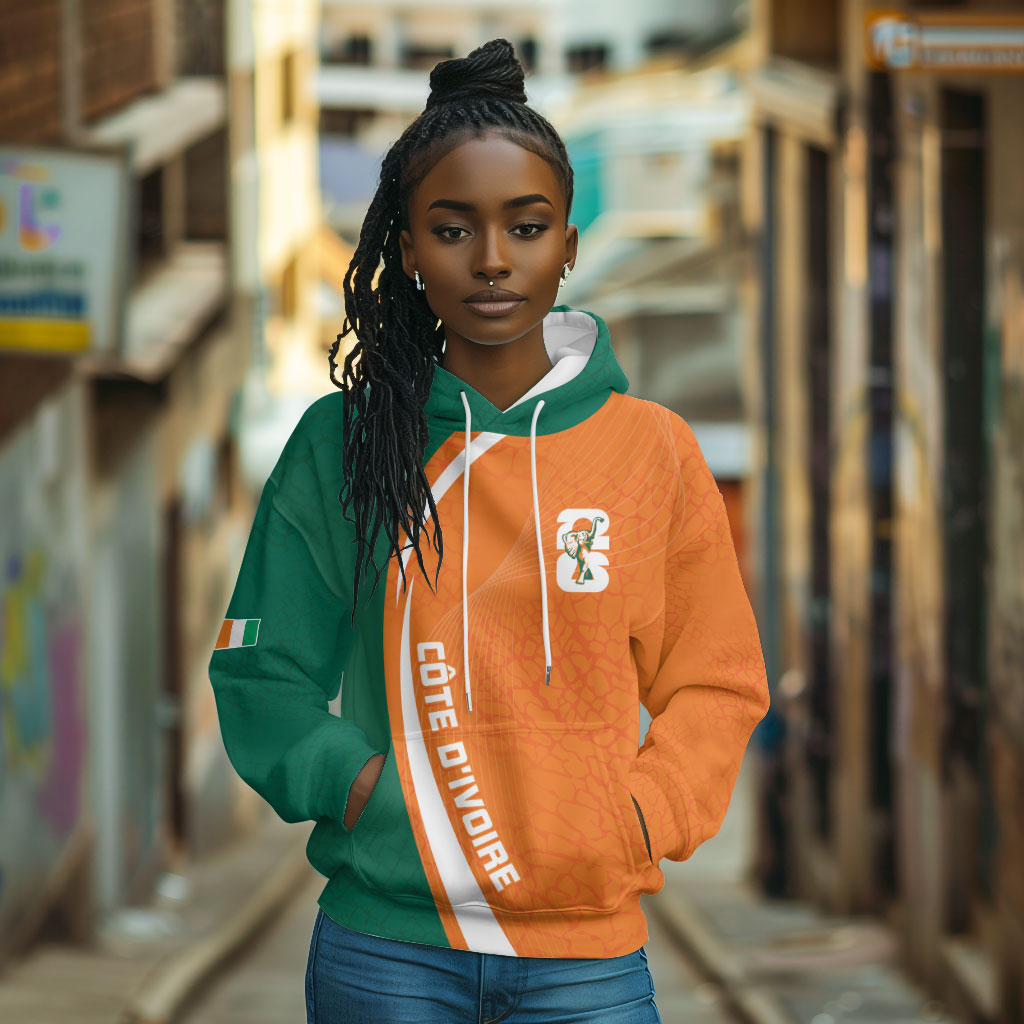 Cote d'Ivoire WC2026 Custom Hoodie Making History - GO Elephants