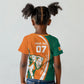 Cote d'Ivoire WC2026 Custom Kid T shirt Making History - GO Elephants
